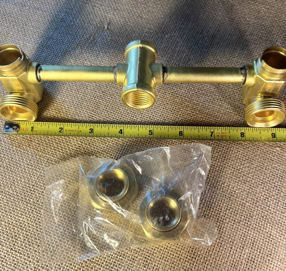 KingstonBrass Solid Brass Plumbing 2 Hole Replacement Valve Body